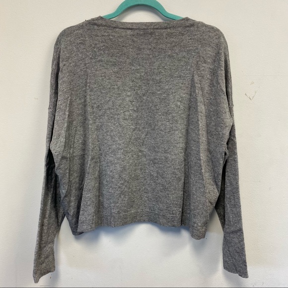 The Kooples Gray Turquoise & Silver Sweater - Picture 6 of 6